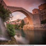 Ponte de luz em Mostar